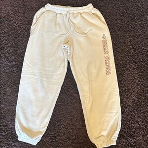 Volcom  Off-White Joggers with Logo